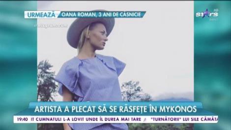 Delia şi-a făcut bagajele şi a plecat într-o altă destinație de vis. Jurata de la X Factor a plecat să se răsfețe în Mykonos