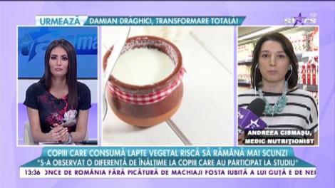 Şi tu îi dai asta copilului tău? Mare grijă! Micuţii care consumă lapte vegetal riscă să rămână mai scunzi