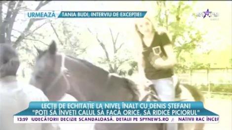 Lecţii de echitaţie la nivel înalt cu Denis Ștefan!