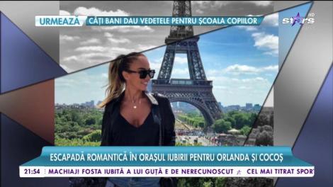 Monica Orlanda, escapadă romantică în Oraşul Iubirii