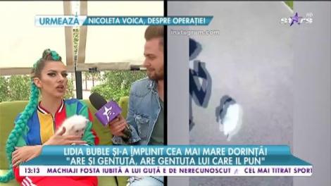 Fericire mare pentru Lidia Buble! Artista şi-a împlinit cea mai mare dorinţă: "L-am primit cadou de ziua mea iar Răzvan are mare grijă de el"