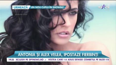 Antonia şi Alex Velea, filmați în momente intime