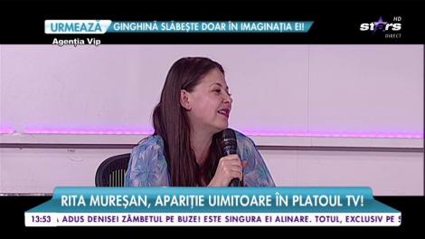 Rita Mureşan, apariţie uimitoare în platoul TV!