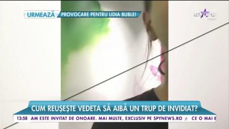 SEXY MAMMA! Alexandra Stan, exerciţii de infarct! Ce program de fitness are artista