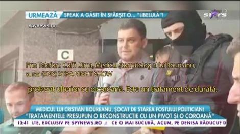 Medicul lui Cristian Boureanu, şocat de starea fostului politician!