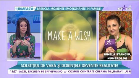 Ai grijă ce &icirc;ți dorești, că s-ar putea să se &icirc;nt&acirc;mple! Solstițiu de vară și dorințele devenite realitate!