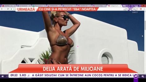 Delia arată de milioane! Forme perfecte şi un tatuaj sexy!