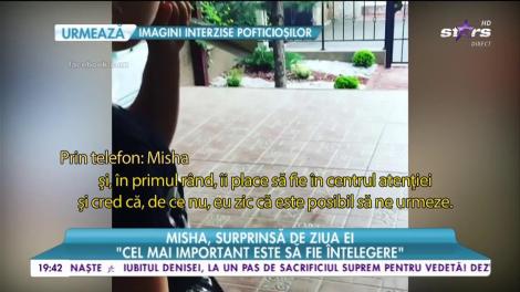 Misha, surprinsă de ziua ei: ”În fiecare an mă surprinde cu câte o postare”
