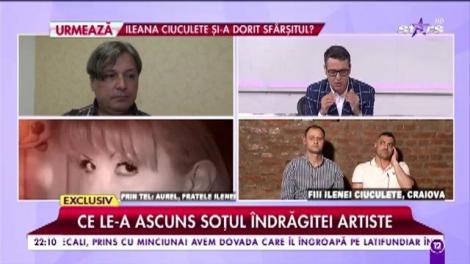 Scandal TOTAL în familia Ilenei Ciuculete: ”Nu am reușit să facem succesiunea pentru că fost deschisă de Cornel la șase zile după ce mama a murit”