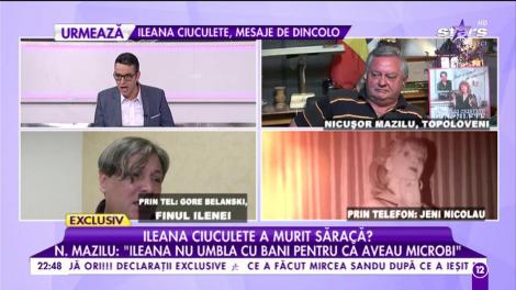 Dorinţa fiului cel mare al Ilenei Ciuculete! Şi-a exprimat-o cu puţin &icirc;nainte ca artista să fie &icirc;nmorm&acirc;ntată