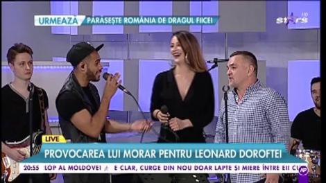 Provocarea lui Morar: Leonard Dorotfei cântă live câteva dintre hiturile românești