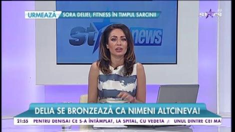 Delia se bronzează ca nimeni altcineva! Artista are piscină pe terasa apartamentului