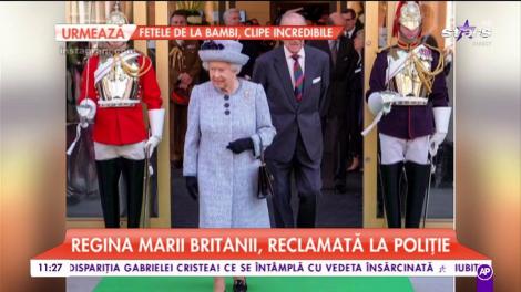 Regina Elisabeta a II-a, reclamată la poliție pentru că nu şi-a pus centura de siguranță în timp ce se afla în mașină