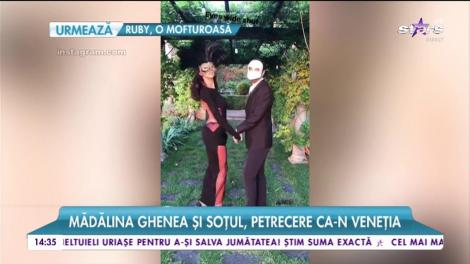 Mădălina Ghenea şi soţul, petrecere ca-n Veneţia