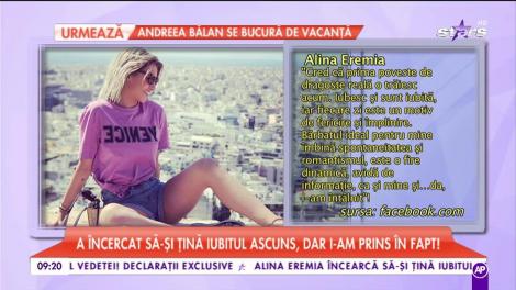 Alina Eremia și iubitul ei, senzație în club