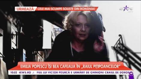 Emilia Popescu se plânge că are un salariu mic, însă petrece in locuri scumpe