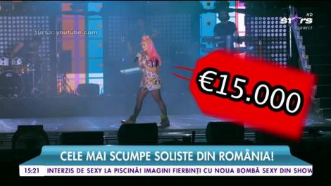 Cele mai scumpe soliste din România!