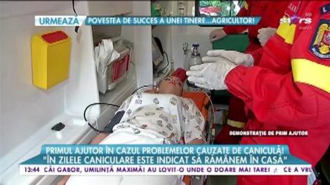 Primul ajutor, în cazul problemelor cauzate de caniculă. Ce poate face oricine, cu mâinile goale
