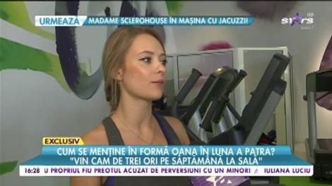 Sora Deliei trage de fiare pe timpul sarcinii!