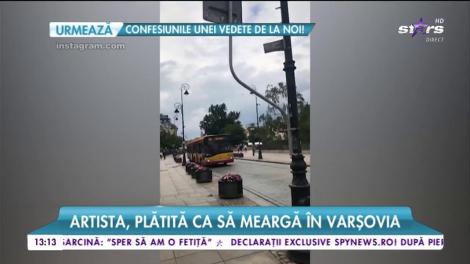 Delia se plimbă și încasează bani pentru asta! Artista, plătită să plece în Varșovia!