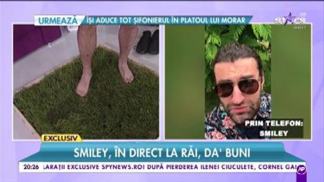 Mihai Morar, super provocare de la Smiley! Prezentatorul TV s-a descălţat în direct şi ce a urmat e un exemplu pentru toţi