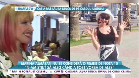 Cum trece Marina Almășan peste momentele penibile? Ea nu se consideră o femeie de nota 10!