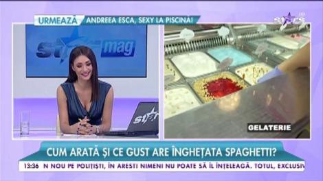 Spaghete fierbinţi sau o îngheţată plină de savoare?