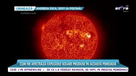 Explozii solare puternice filmate de NASA!