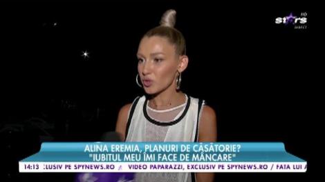 Alina Eremia, planuri de căsătorie? "Îmi spune că sunt cea mai frumoasă, îmi face de mâncare"