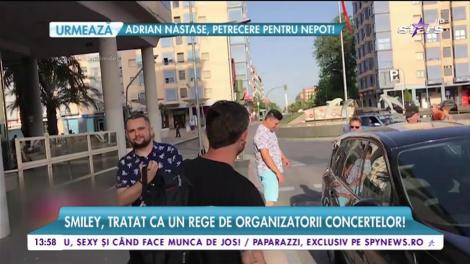 Smiley, tratat ca un rege de organizatorii concertelor! Ce meniu are artistul şi cum este primit oriunde ajunge?