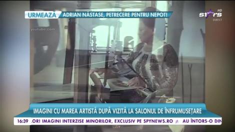 Maria Ciobanu şi-a pus cele mai lungi gene din showbiz!