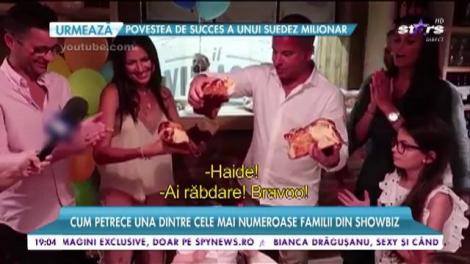 Mare petrecere în familia Ancăi Serea şi a lui Adi Sînă. Cei doi i-au tăiat moţul fiului lor, Moise