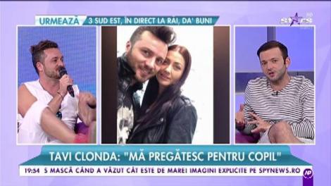 Tavi Clonda: ”Mă pregătesc să devin tată de fetiță”