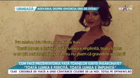 Momente delicate &icirc;n familia lui Liviu V&acirc;rciu! Cum face prezentatorul faţă toanelor iubitei &icirc;nsărcinate?