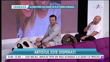 Andrei Ştefănescu este disperat! Artistul nu găsește locație pentru botez