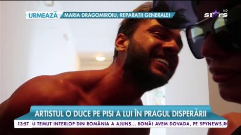 Dorian Popa şi iubita o dau în ceartă din orice! Artistul o duce pe pisi a lui în pragul disperării