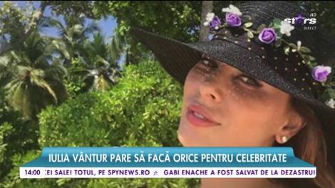 Iulia V&acirc;ntur va ajunge vedetă la Bollywood! Pare să facă orice pentru celebritate!