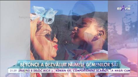 Beyonce a dezvăluit numele gemenilor săi
