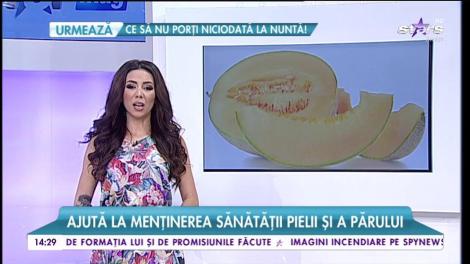 Silueta la control! Vrei să arăti perfect la plajă? Smoothie-ul de pepene galben, perfect pentru detoxifiere