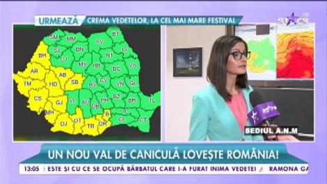 Un nou val de caniculă loveşte România!
