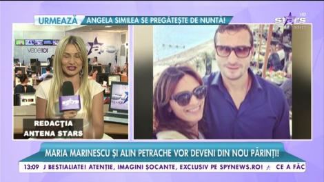 Maria Marinescu şi Alin Petrache vor deveni din nou părinţi!