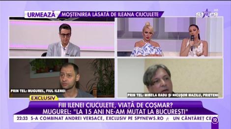 Fiul Ilenei Ciuculete: ”Când o rugam pe mama să ne ia de la internat, spunea că nu are cine să stea cu noi”