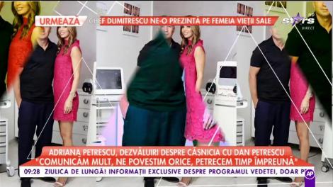 Adriana Petrescu, dezvăluiri despre căsnicia cu Dan Petrescu