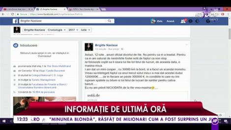 Brigitte divorțează de Ilie Năstase: ”M-am săturat de nesimțirile fostei soții”