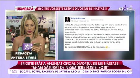 Brigitte Sfăt a anunţat oficial divorţul de Ilie Năstase!