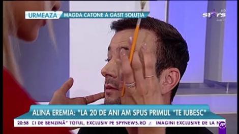 STARoganţa: Mihai Morar, machiat de Alina Eremia