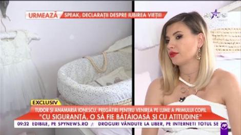 Imagini din camera bebelușului. Tudor și Anamaria Ionescu, pregătiri pentru venirea pe lume a primului lor copil