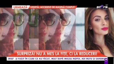 Venită în secret în România, Ramona Gabor și-a făcut de cap, la mall