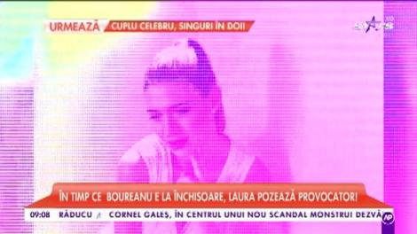 În timp ce Cristian Boureanu este la închisoare, iubita lui pozează provocator