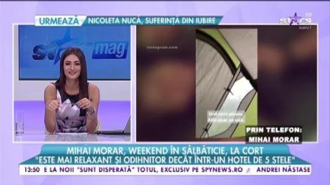 Mihai Morar, weekend în sălbăticie, la cort! Cât l-a costat aventura din munţi